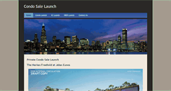 Desktop Screenshot of condosalelaunch.com